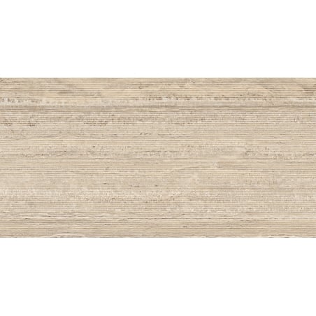 Mexen Neo Travertino Liner Natur glasiertes Feinsteinzeug rekt. G1, Boden-Wand-Fliese 120 x 60 cm, matt - TL302-120-060-05