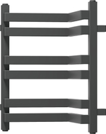 Mexen Loop Eck-Badezimmerheizkörper 500 x 375 mm, 253 W, Anthrazit - W129-0500-350-00-66