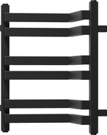 Mexen Loop Eck-Badeheizkörper 500 x 375 mm, 253 W, schwarz - W129-0500-350-00-70