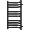 Mexen Loop Eck-Badezimmerheizkörper 750 x 375 mm, 413 W, schwarz - W129-0750-350-00-70