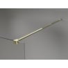 Mexen Lunar Duschwand Walk-in rechts 50 x 200 cm, transparent 8 mm, gold - 830-050-000-50-00-P