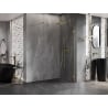 Mexen Lunar Duschwand Walk-in rechts 50 x 200 cm, transparent 8 mm, gold - 830-050-000-50-00-P