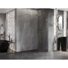Mexen Lunar Duschwand Walk-in rechts 70 x 200 cm, transparent 8 mm, gold - 830-070-000-50-00-P
