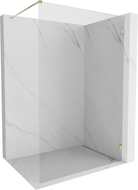 Mexen Lunar Duschwand Walk-in rechts 110 x 200 cm, transparent 8 mm, Gold - 830-110-000-50-00-P