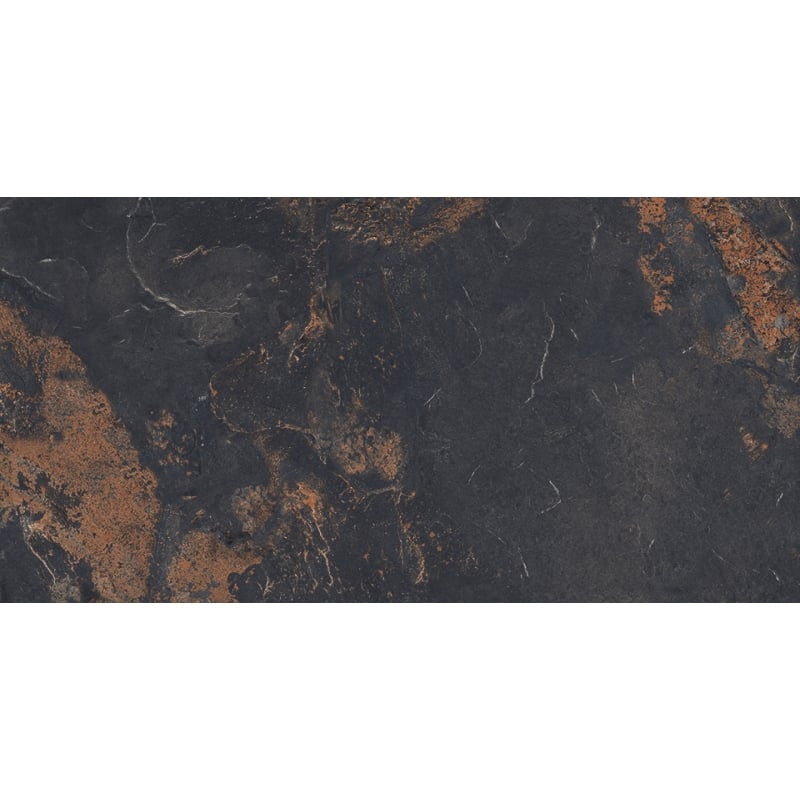 Mexen Rafael Graphit polierte Steinzeugfliese rekt. G1, Boden- und Wandfliese 120 x 60 cm, matt - TL324-120-060-05