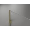 Mexen Lunar Duschwand Walk-in rechts 70 x 200 cm, transparent 8 mm, gebürstetes Gold - 830-070-000-55-00-P