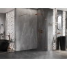 Mexen Lunar Duschwand Walk-in rechts 70 x 200 cm, transparent 8 mm, Roségold - 830-070-000-60-00-P