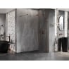 Mexen Lunar Duschwand Walk-in rechts 110 x 200 cm, transparent 8 mm, Roségold - 830-110-000-60-00-P