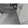 Mexen Kioto freistehende Duschwand 100 x 200 cm, 8 mm, rosa Gold - 800-100-002-60-30