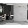Mexen Kioto freistehende Duschwand 110 x 200 cm, matt 8 mm, Roségold - 800-110-002-60-30