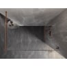 Mexen Lunar Duschwand Walk-in rechts 150 x 200 cm, transparent 8 mm, Roségold - 830-150-000-60-00-P
