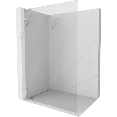 Mexen Lunar L Duschwand Walk-in links 80 x 200 cm, transparent 8 mm, Chrom - 830L-080-000-01-00-L