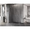 Mexen Lunar L Duschwand Walk-in links 100 x 200 cm, transparent 8 mm, Chrom - 830L-100-000-01-00-L