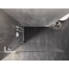 Mexen Lunar L Duschwand Walk-in links 70 x 200 cm, transparent 8 mm, weiß - 830L-070-000-20-00-L