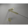Mexen Lunar L Duschwand Walk-in links 100 x 200 cm, transparent 8 mm, gold - 830L-100-000-50-00-L