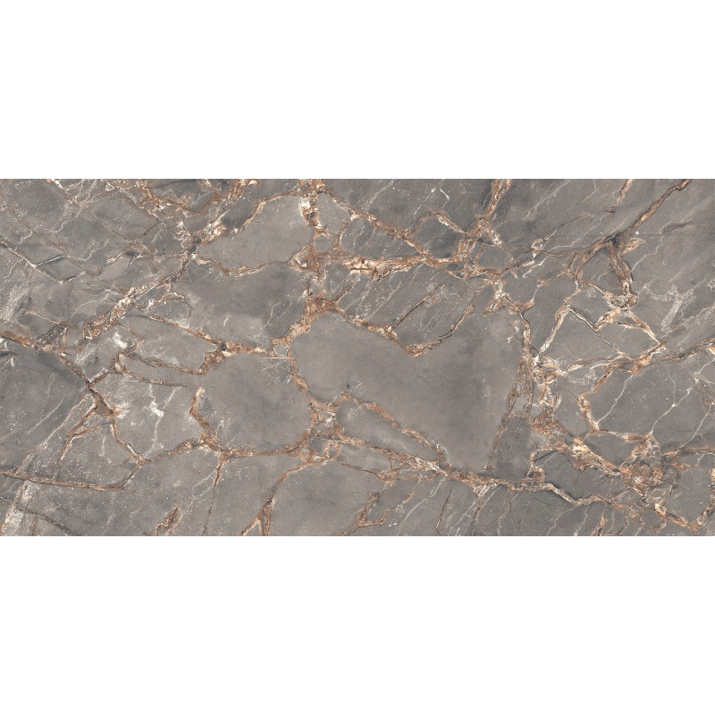 Mexen Rubble Grau glasiertes, rektifiziertes Feinsteinzeug G1, Boden- und Wandfliese 120 x 60 cm, Carving - TL401-120-060-02