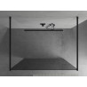 Mexen Kioto freistehende Duschwand 110 x 200 cm, Grafit 8 mm, Schwarz - 800-110-002-70-40