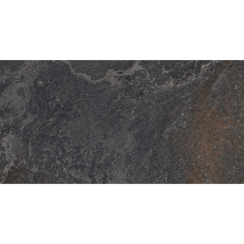 Mexen Blaze Nero glasierte Feinsteinzeugfliese rekt. G1, Boden- und Wandfliese 120 x 60 cm, Carving - TL420-120-060-01