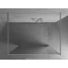Mexen Kioto freistehende Duschwand 100 x 200 cm, Spiegel 8 mm, Chrom - 800-100-002-01-50