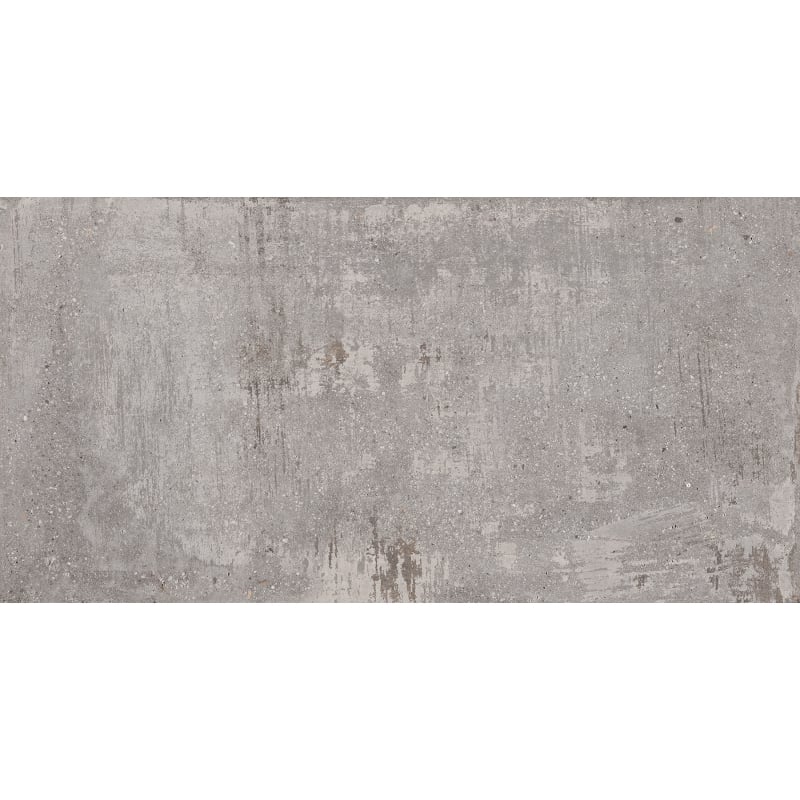 Mexen Cemento Grauer glasierter Feinsteinzeug rekt. G1, Boden- und Wandfliese 120 x 60 cm, geschnitzt - TL425-120-060-01