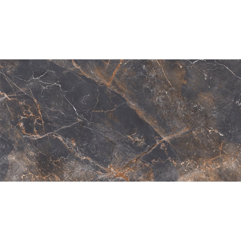 Mexen Visby Schwarz glasiertes Feinsteinzeug rekt. G1, Boden- und Wandfliese 120 x 60 cm, Carving - TL428-120-060-02