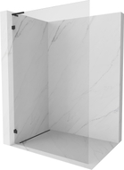 Mexen Lunar L Duschwand Walk-in links 70 x 200 cm, transparent 8 mm, schwarz - 830L-070-000-70-00-L