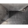 Mexen Lunar L Duschwand Walk-in links 70 x 200 cm, transparent 8 mm, schwarz - 830L-070-000-70-00-L