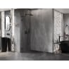 Mexen Lunar L Duschwand Walk-in links 120 x 200 cm, transparent 8 mm, schwarz - 830L-120-000-70-00-L