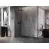Mexen Lunar L Duschwand Walk-in links 80 x 200 cm, transparent 8 mm, Gun Metal - 830L-080-000-95-00-L