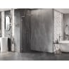 Mexen Lunar L Duschabtrennung Walk-in links 50 x 200 cm, transparent 8 mm, gebürsteter Nickel - 830L-050-000-97-00-L