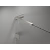 Mexen Lunar L Duschabtrennung Walk-in links 50 x 200 cm, transparent 8 mm, gebürsteter Nickel - 830L-050-000-97-00-L