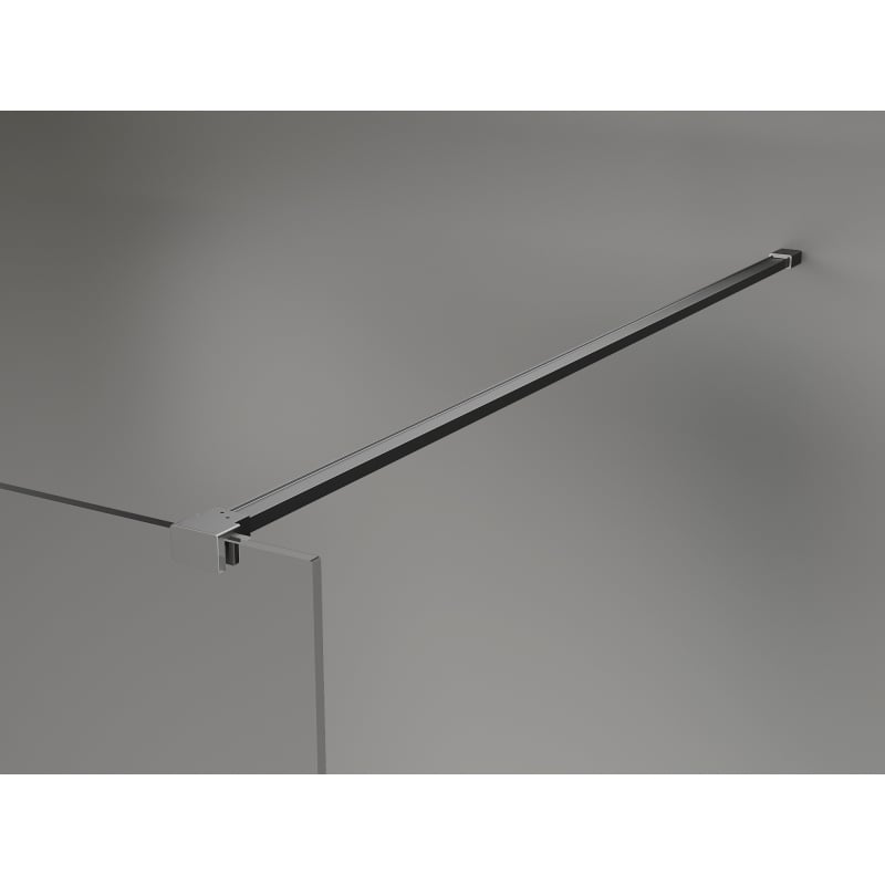 Mexen Lunar Duschwand Walk-in rechts 70 x 200 cm, transparent 8 mm, Gun Metal - 830-070-000-95-00-P