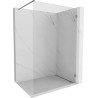 Mexen Lunar Duschwand Walk-in rechts 90 x 200 cm, transparent 8 mm, Gun Metal - 830-090-000-95-00-P