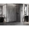 Mexen Lunar Duschwand Walk-in rechts 110 x 200 cm, transparent 8 mm, Gun Metal - 830-110-000-95-00-P
