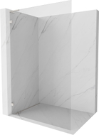 Mexen Lunar L Duschwand Walk-in links 100 x 200 cm, transparent 8 mm, gebürsteter Nickel - 830L-100-000-97-00-L