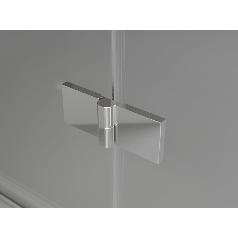 Mexen Lunar Duschschwingtür links 130 cm, Transparent, Chrom - 834-130-000-01-00-L
