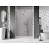 Mexen Lunar Duschdrehtür links 140 cm, transparent, Chrom - 834-140-000-01-00-L