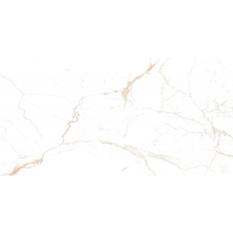 Mexen Noor Satnario Gold glasiertes Feinsteinzeug rekt. G1, Boden- und Wandfliese 120 x 60 cm, glänzend - TL105-120-060-01