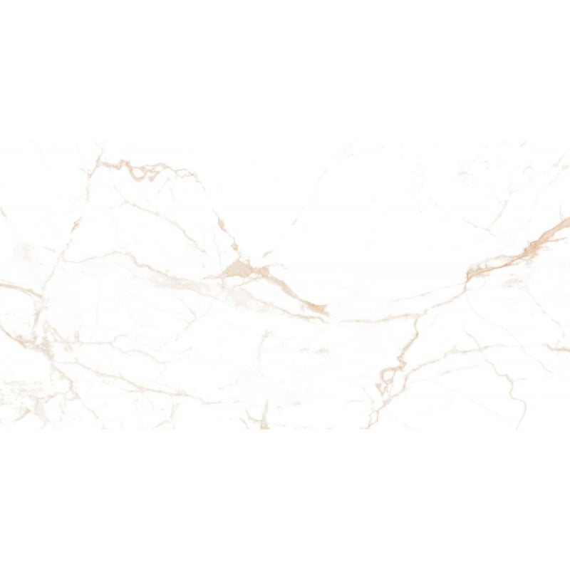 Mexen Noor Satnario Gold glasiertes Feinsteinzeug rekt. G1, Boden- und Wandfliese 120 x 60 cm, glänzend - TL105-120-060-01