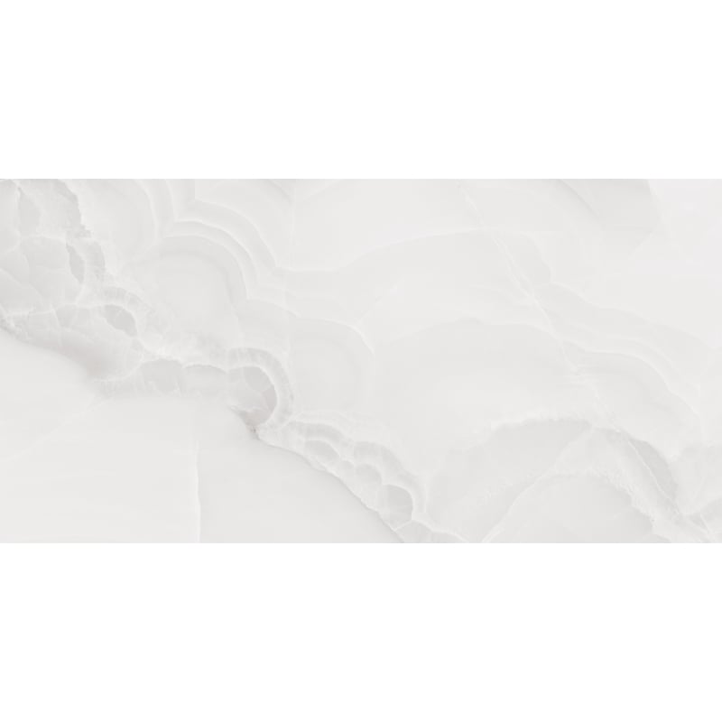 Mexen Onyx Silver glasiertes Feinsteinzeug rek. G1, Boden- und Wandfliese 120 x 60 cm, glänzend - TL106-120-060-02