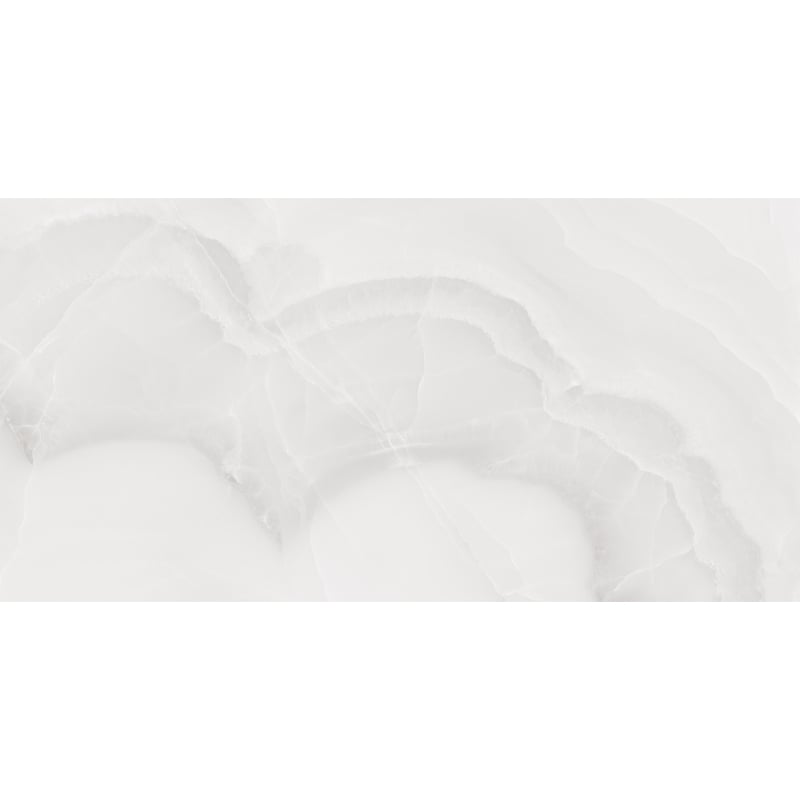 Mexen Onyx Silver glasiertes Feinsteinzeug rek. G1, Boden- und Wandfliese 120 x 60 cm, glänzend - TL106-120-060-02