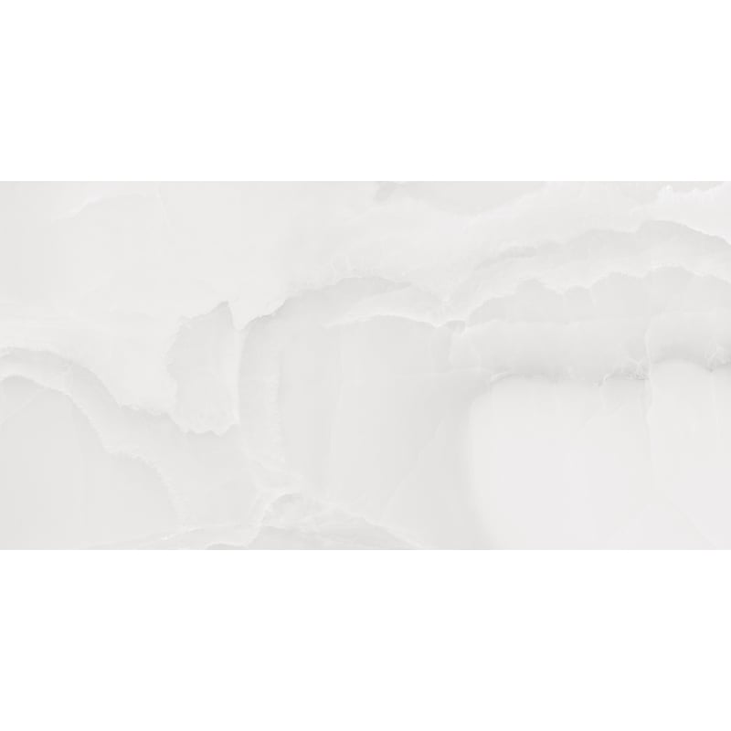 Mexen Onyx Silver glasiertes Feinsteinzeug rek. G1, Boden- und Wandfliese 120 x 60 cm, glänzend - TL106-120-060-02