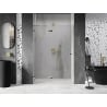 Mexen Lunar Duschdrehtür links 135 cm, transparent, gold - 834-135-000-50-00-L