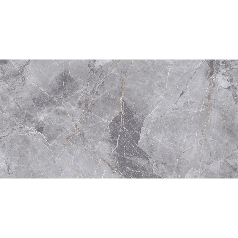 Mexen Eternity Grauer glasierter Feinsteinzeug rekt. G1, Boden-Wandfliese 120 x 60 cm, Glanz - TL112-120-060-01