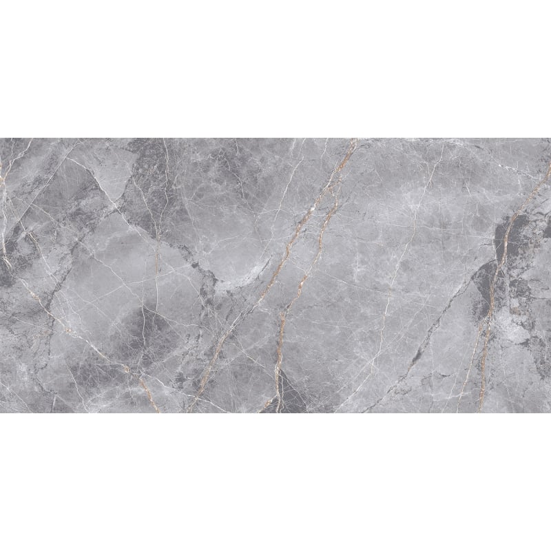 Mexen Eternity Grauer glasierter Feinsteinzeug rekt. G1, Boden-Wandfliese 120 x 60 cm, Glanz - TL112-120-060-01