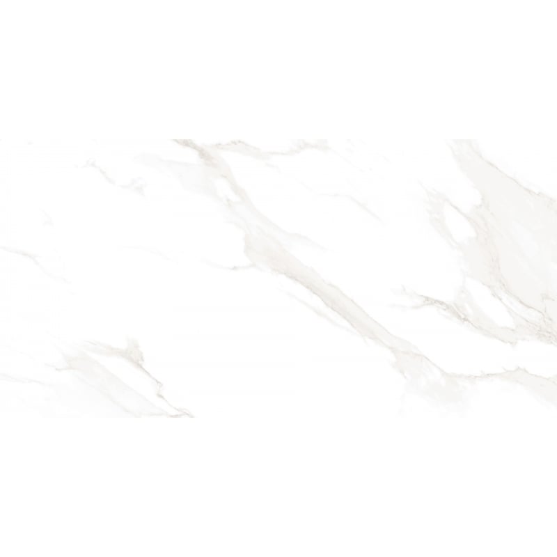 Mexen Luton Bianco glasiertes Feinsteinzeug rekt. G1, Boden- und Wandfliese 120 x 60 cm, glänzend - TL113-120-060-00