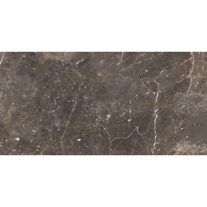 Mexen Champion Brown glasiertes Feinsteinzeug rek. G1, Boden-Wandfliese 120 x 60 cm, glänzend - TL116-120-060-00