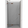Mexen Lunar Duschdrehtür links 110 cm, transparent, Roségold - 834-110-000-60-00-L