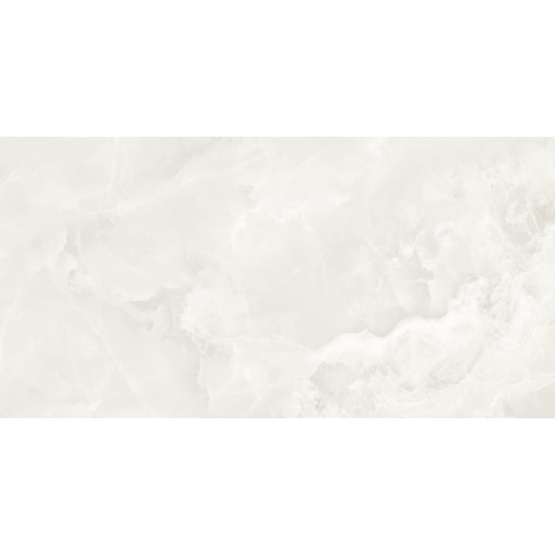 Mexen Valga Bianco glasiertes Feinsteinzeug rek. G1, Boden- und Wandfliese 120 x 60 cm, glänzend - TL122-120-060-01