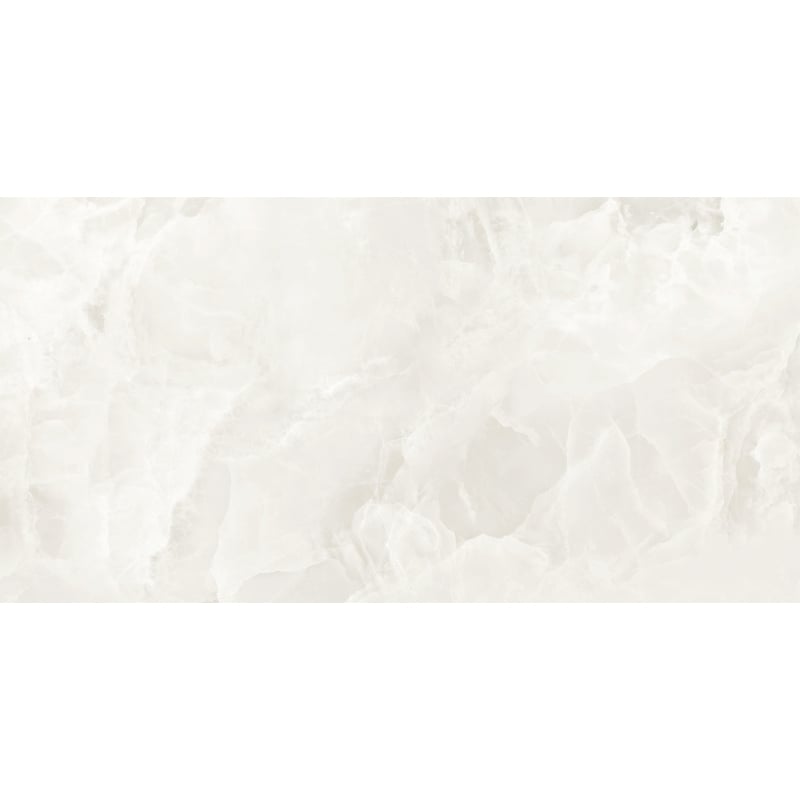 Mexen Valga Bianco glasiertes Feinsteinzeug rek. G1, Boden- und Wandfliese 120 x 60 cm, glänzend - TL122-120-060-01